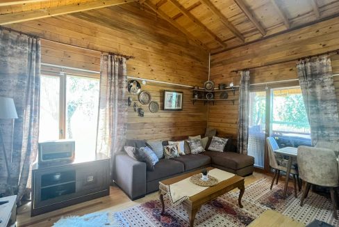 Arıklı Sahili'nde Satılık 2+1 Ahşap Ev ve Zeytinlik (10)