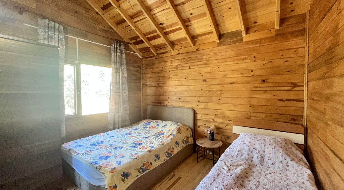 Arıklı Sahili'nde Satılık 2+1 Ahşap Ev ve Zeytinlik (15)