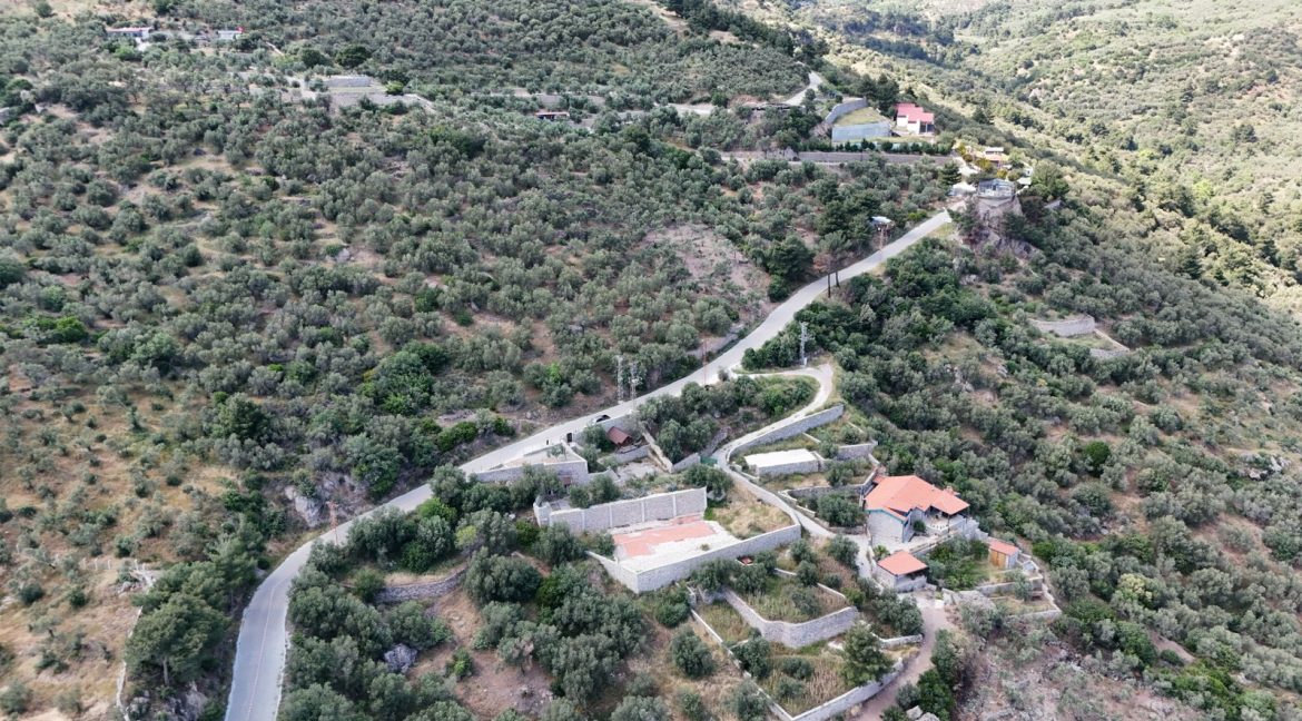 Sazlı Köyü'nde Satılık Elektriği, Suyu ve Taş Duvarları Olan Zeytinlik