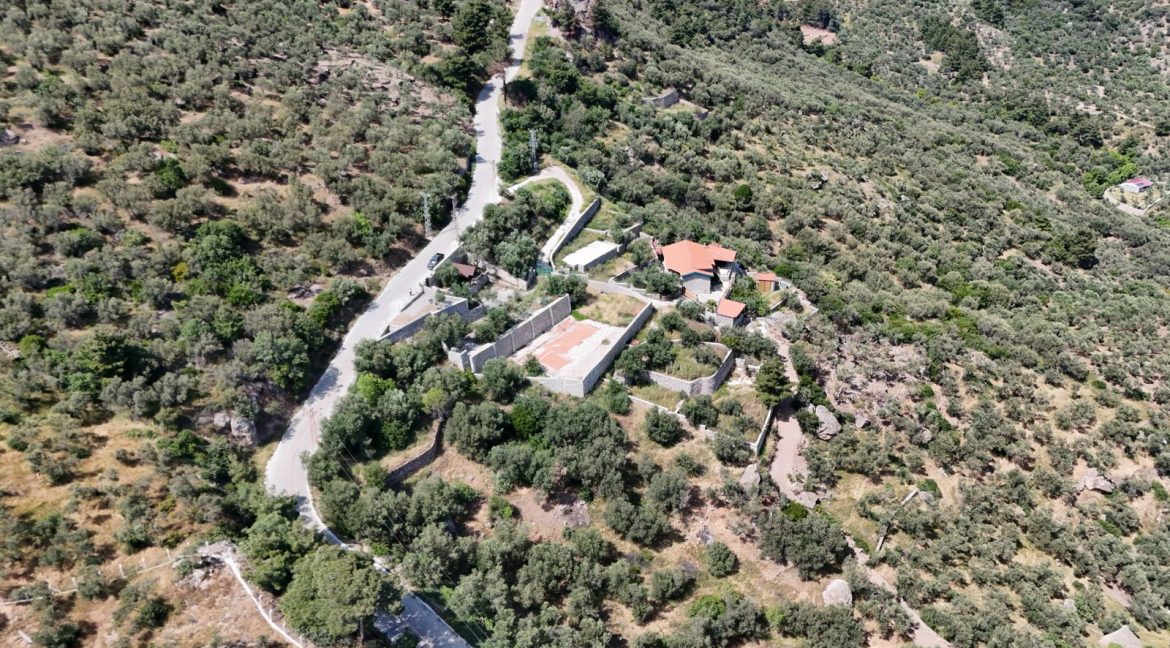 Sazlı Köyü'nde Satılık Elektriği, Suyu ve Taş Duvarları Olan Zeytinlik