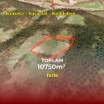 Susurluk'ta Satılık 10.750 m² Yatırıma Uygun Tarla