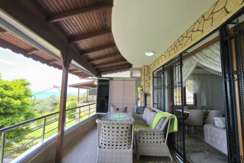 Ultra Lüks Eşyalı Deniz Manzaralı Satılık Müstakil Villa (24)