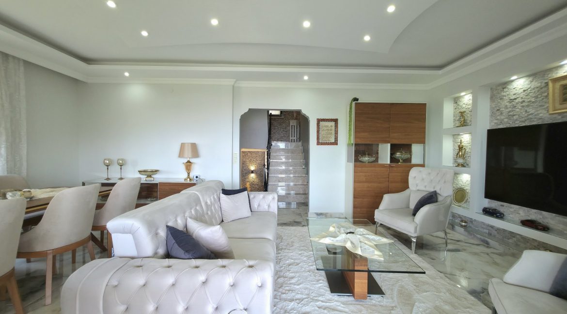Ultra Lüks Eşyalı Deniz Manzaralı Satılık Müstakil Villa (29)