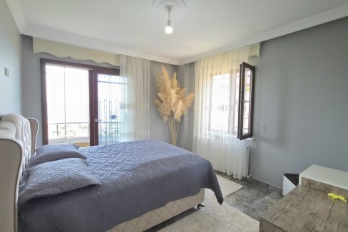 Ultra Lüks Eşyalı Deniz Manzaralı Satılık Müstakil Villa (37)